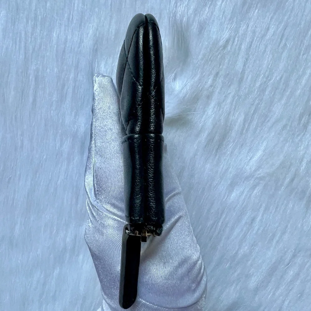 CHANEL sheepskin quilted